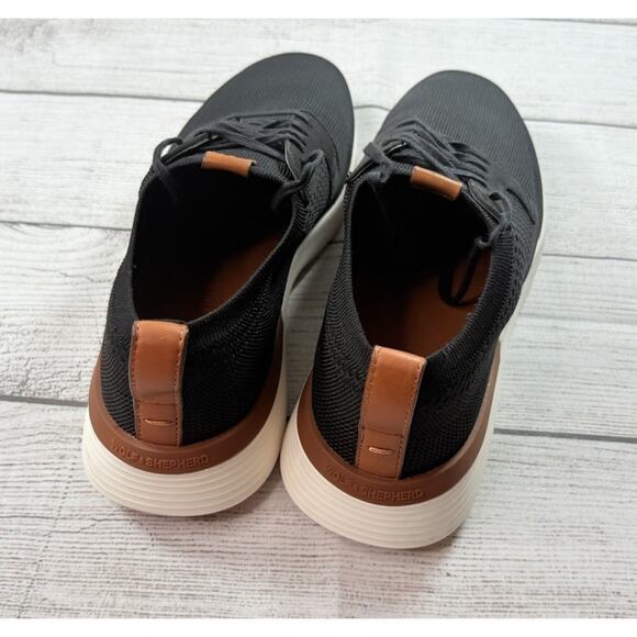 Wolf & Shepherd Swiftknit Derby Black Sneakers Men’s Size US 9 Casual Shoes - Picture 3 of 8